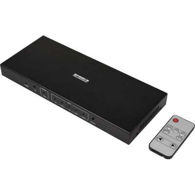 SpeaKa Professional Sp-hdps-300 5 Porte Switch Hdmi Con Telecomando, Contenitore In Metallo, Display A Led , Controllab SpeaKa Professional Sp-hdps-300 5 Porte Switch Hdmi Con Telecomando, Contenitore In Metallo, Display A Led , Controllab