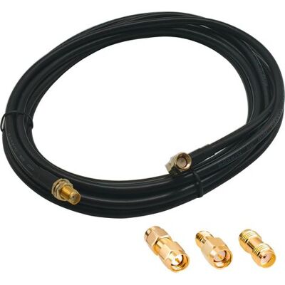 OEM Adattatore Sma Maschio-femmina, Cavo Coassiale Rf Rg58 Da 3 M, Cavo Di Prolunga Per Antenna Wlan, Cavo Di Prolunga Per Antenna Maschio/femmina (50 Ohm) + 3 Adattatori Coassiali Rf OEM Adattatore Sma Maschio-femmina, Cavo Coassiale Rf Rg58 Da 3 M, Cavo Di Prolunga Per Antenna Wlan, Cavo Di Prolunga Per Antenna Maschio/femmina (50 Ohm) + 3 Adattatori Coassiali Rf
