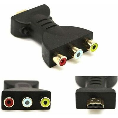 OEM Adattatore Da Hdmi Maschio A 3 Rca Femmina Per Audio E Video Composito Av, Convertitore Per Tv OEM Adattatore Da Hdmi Maschio A 3 Rca Femmina Per Audio E Video Composito Av, Convertitore Per Tv
