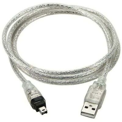 LIIYIELA Cavo Adattatore Usb Maschio A Firewire Ieee 1394 A 4 Pin Cavo Ilink 1394 Per Sony LIIYIELA Cavo Adattatore Usb Maschio A Firewire Ieee 1394 A 4 Pin Cavo Ilink 1394 Per Sony