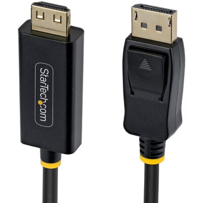 Startech .com Cavo Adattatore Displayport A Hdmi Da 2 M Con Connettori A Presa Rinforzata, 4k 60hz, Hdr, Convertitore Video Dp A Startech .com Cavo Adattatore Displayport A Hdmi Da 2 M Con Connettori A Presa Rinforzata, 4k 60hz, Hdr, Convertitore Video Dp A