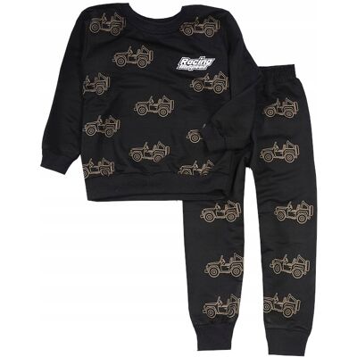 OEM Tuta Sportiva Da Ragazzo Con Motivo Auto, Felpa E Pantaloni, Taglia 9/10 J621l OEM Tuta Sportiva Da Ragazzo Con Motivo Auto, Felpa E Pantaloni, Taglia 9/10 J621l