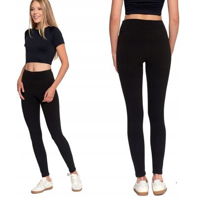 OEM Leggings Lunghi Da Donna A Vita Alta A Coste, Vestibilità Sportiva, Taglia L/xl, Colore Nero, Marca Moraj. OEM Leggings Lunghi Da Donna A Vita Alta A Coste, Vestibilità Sportiva, Taglia L/xl, Colore Nero, Marca Moraj.