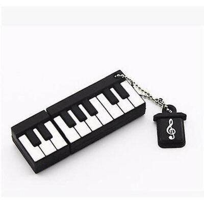 OEM Chiavetta Usb Nera Da 16 Gb A Forma Di Pianoforte OEM Chiavetta Usb Nera Da 16 Gb A Forma Di Pianoforte