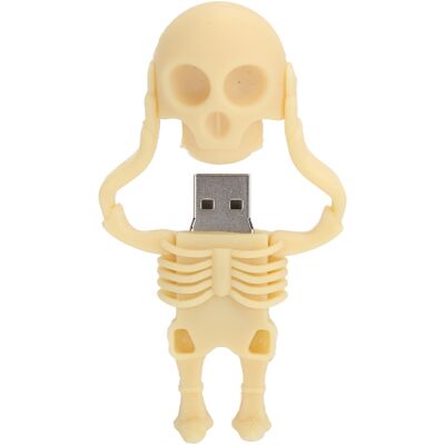 OEM Custodia Portatile Per L'Archiviazione Dati: Graziosa E Compatta Chiavetta Usb Da 32 Gb, Con Velocità Di Lettura E Scrittura Elevate, Design A Teschio In Stile Cartone Animato, Impermeabile, Antiurto OEM Custodia Portatile Per L'Archiviazione Dati: Graziosa E Compatta Chiavetta Usb Da 32 Gb, Con Velocità Di Lettura E Scrittura Elevate, Design A Teschio In Stile Cartone Animato, Impermeabile, Antiurto