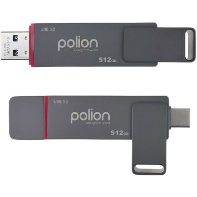 OEM Chiavetta Usb Da 512 Gb Usb-c Usb-a Ultraveloce 530/500 Mb/s In Lettura/scrittura OEM Chiavetta Usb Da 512 Gb Usb-c Usb-a Ultraveloce 530/500 Mb/s In Lettura/scrittura