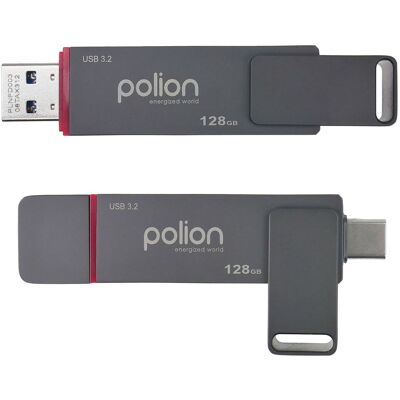 OEM Chiavetta Usb Da 128 Gb Usb-c Usb-a Ultraveloce 560/510 Mb/s In Lettura/scrittura OEM Chiavetta Usb Da 128 Gb Usb-c Usb-a Ultraveloce 560/510 Mb/s In Lettura/scrittura