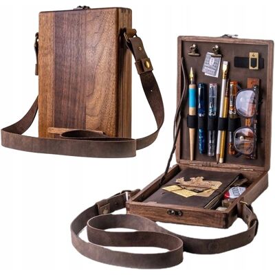 OEM Borsa A Tracolla In Legno, Borsa A Spalla Stile Retrò, Borsa Da Artista. OEM Borsa A Tracolla In Legno, Borsa A Spalla Stile Retrò, Borsa Da Artista.