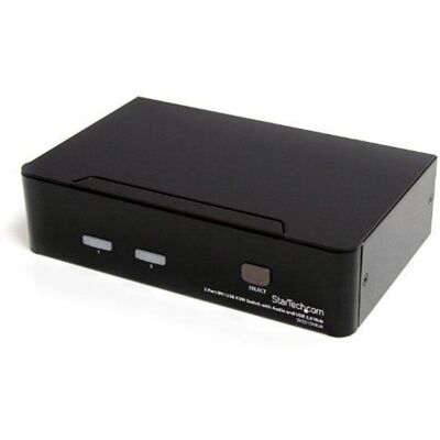 Startech .com Switch Kvm Dvi Usb 2 Porte, Con Audio E Hub Usb 2.0 Startech .com Switch Kvm Dvi Usb 2 Porte, Con Audio E Hub Usb 2.0