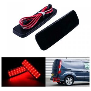 CARALL - Kit 2 Fanali Posteriori A Led Nero Fume Per Ford Transit Tourneo Custom Courier CARALL - Kit 2 Fanali Posteriori A Led Nero Fume Per Ford Transit Tourneo Custom Courier