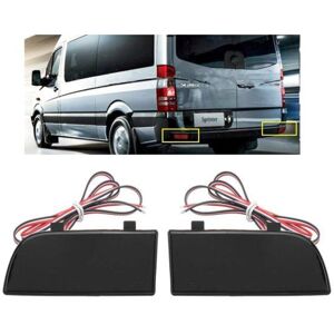 CARALL - Kit 2 Fanali Posteriori A Led Nero Fume Per Mercedes Benz Sprinter Viano Sostituzione Riflettore Catarifrangente Originale CARALL - Kit 2 Fanali Posteriori A Led Nero Fume Per Mercedes Benz Sprinter Viano Sostituzione Riflettore Catarifrangente Originale