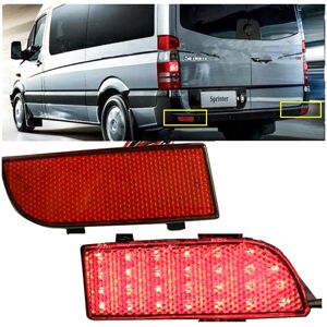 CARALL - Kit 2 Fanali Posteriori A Led Rosso Per Mercedes Benz Sprinter Viano Sostituzione Riflettore Catarifrangente Originale CARALL - Kit 2 Fanali Posteriori A Led Rosso Per Mercedes Benz Sprinter Viano Sostituzione Riflettore Catarifrangente Originale