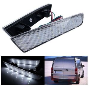 CARALL - Kit 2 Fanali Posteriori A Led Trasparente Luce Rosso Bianco Per Mercedes Benz Vito Box W447 Oem A4478260140 CARALL - Kit 2 Fanali Posteriori A Led Trasparente Luce Rosso Bianco Per Mercedes Benz Vito Box W447 Oem A4478260140