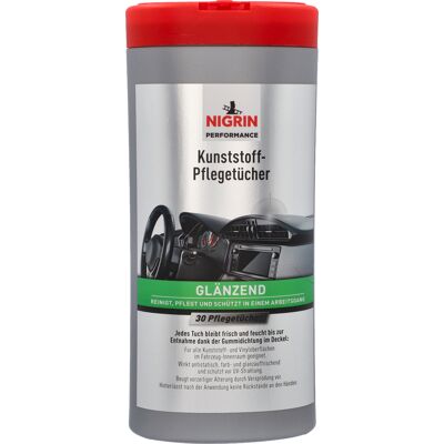 Nigrin Kunststoff-Pflegetücher Gl 30x - Pulitore Interni Plastica Nigrin Kunststoff-Pflegetücher Gl 30x - Pulitore Interni Plastica