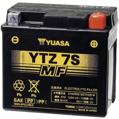 YUASA Batteria Ytz7s 12v 6 Ah YUASA Batteria Ytz7s 12v 6 Ah