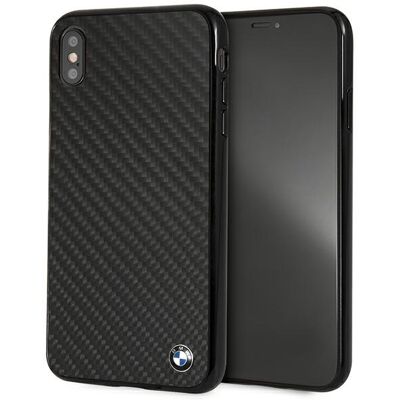 Custodia rigida BMW iPhone Xs Max Signature in fibra di carbonio Custodia rigida BMW iPhone Xs Max Signature in fibra di carbonio