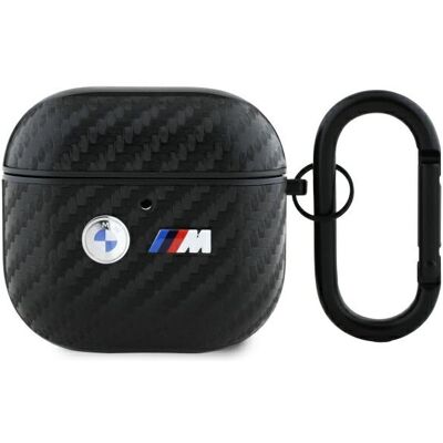 Custodia AirPods 4 BMW Bma4wmpuca2 - Nero, Finitura in fibra di carbonio Custodia AirPods 4 BMW Bma4wmpuca2 - Nero, Finitura in fibra di carbonio