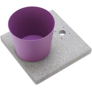 BEL-FER Base Con Vaschetta Per Fontane Con Ghiera Piccola 40x40x5 Cm In Cemento Belfer 42/bse/4 Viola BEL-FER Base Con Vaschetta Per Fontane Con Ghiera Piccola 40x40x5 Cm In Cemento Belfer 42/bse/4 Viola
