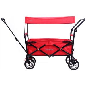 FUXTEC Carrello Pieghevole Da Giardino Bollerwagen Easy Ct700 Con Tettuccio Apribile Rosso FUXTEC Carrello Pieghevole Da Giardino Bollerwagen Easy Ct700 Con Tettuccio Apribile Rosso
