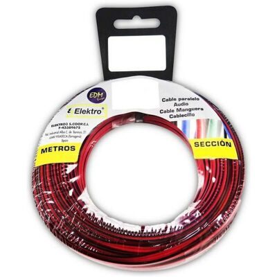 Cavo audio EDM 28044 Rosso/Nero 50m Cavo audio EDM 28044 Rosso/Nero 50m