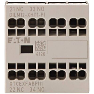 Interruttore ausiliario Eaton DILM12-XHI11-PI - Contatto ausiliario 240V/AC 3.5A Interruttore ausiliario Eaton DILM12-XHI11-PI - Contatto ausiliario 240V/AC 3.5A
