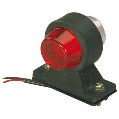 AMA Fanale Fanalino 12v Luce Ingombro Laterale Bianco Rosso Rimorchio Carrelli 30058 AMA Fanale Fanalino 12v Luce Ingombro Laterale Bianco Rosso Rimorchio Carrelli 30058