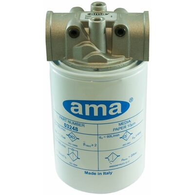 AMA Filtro Oleodinamico Spin-on Sul Ritorno Da 1”1/4" 25µ AMA Filtro Oleodinamico Spin-on Sul Ritorno Da 1”1/4" 25µ