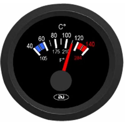 AMA Indicatore Temperatura Acqua Analogico 40-120° Da 24v AMA Indicatore Temperatura Acqua Analogico 40-120° Da 24v