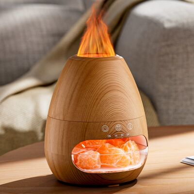 OEM Diffusore Elettrico Di Oli Essenziali, Diffusore Di Aromaterapia A Ultrasuoni Con Luce, Effetto Fiamma, Spegnimento Automatico Per Ufficio, Soggiorno, Yoga - 100 Ml Legno OEM Diffusore Elettrico Di Oli Essenziali, Diffusore Di Aromaterapia A Ultrasuoni Con Luce, Effetto Fiamma, Spegnimento Automatico Per Ufficio, Soggiorno, Yoga - 100 Ml Legno
