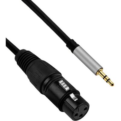 OEM Cavo Da Xlr A Jack Da 3,5 Mm, Cavo Da Xlr A Jack Per Microfono, 1 Metro, Compatibile Con Videocamere, Fotocamere Dslr E Registratori Audio Per Pc. OEM Cavo Da Xlr A Jack Da 3,5 Mm, Cavo Da Xlr A Jack Per Microfono, 1 Metro, Compatibile Con Videocamere, Fotocamere Dslr E Registratori Audio Per Pc.