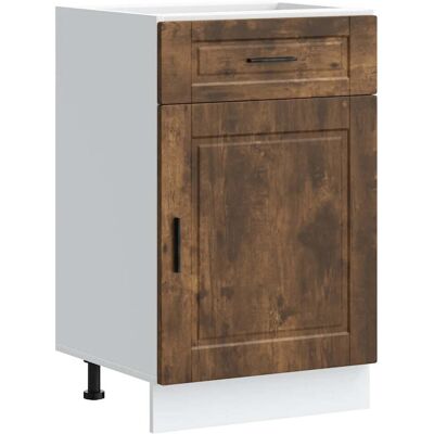 HELLOSHOP26 Mobile Da Cucina Portatile Con Piedini Regolabili 50 X 46 X 81,5 Cm Legno Composito Finitura Rovere Affumicato 020050267 HELLOSHOP26 Mobile Da Cucina Portatile Con Piedini Regolabili 50 X 46 X 81,5 Cm Legno Composito Finitura Rovere Affumicato 020050267