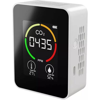 OEM Misuratore Di Co2, Termoigrometro Multifunzione, Rilevatore Digitale Di Qualità Dell'aria Domestica, Monitor Intelligente Della Qualità Dell'aria OEM Misuratore Di Co2, Termoigrometro Multifunzione, Rilevatore Digitale Di Qualità Dell'aria Domestica, Monitor Intelligente Della Qualità Dell'aria