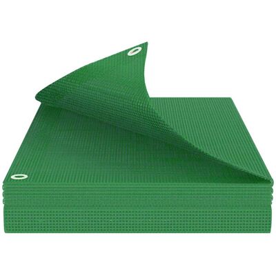 VIDAXL Telo Con Occhielli Verde 8 X 10 M 140 Gsm Pe VIDAXL Telo Con Occhielli Verde 8 X 10 M 140 Gsm Pe
