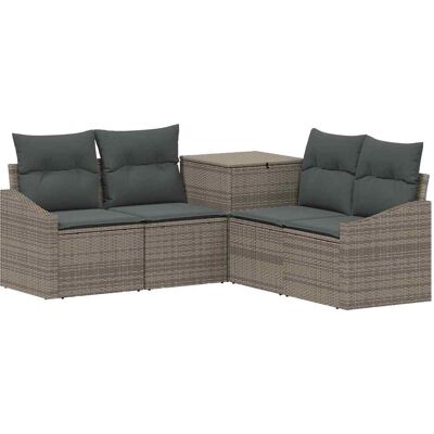 VIDAXL Set Di Divani 5 Pz Grigio E Grigio Scuro 178,5 X 178,5 X VIDAXL Set Di Divani 5 Pz Grigio E Grigio Scuro 178,5 X 178,5 X