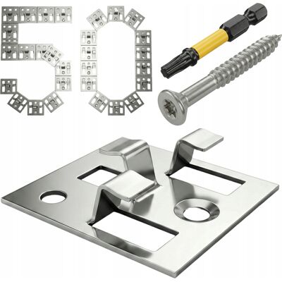 OEM Clip Di Montaggio Per Assi Compositi In Acciaio Inossidabile Con Viti E Punta 50 Pezzi OEM Clip Di Montaggio Per Assi Compositi In Acciaio Inossidabile Con Viti E Punta 50 Pezzi