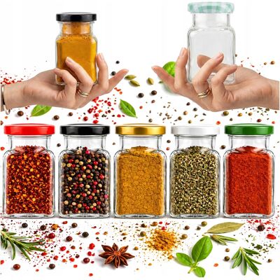 OEM 20 Vasetti Di Vetro Da 150 Ml Per Spezie, Marmellata, Miele, Matrimonio + Coperchio Fi 53 OEM 20 Vasetti Di Vetro Da 150 Ml Per Spezie, Marmellata, Miele, Matrimonio + Coperchio Fi 53