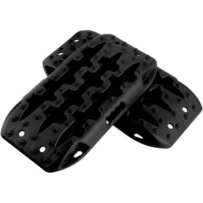 HELLOSHOP26 Set Di 2 Tavole Di Trazione Fuoristrada 58 X 31 X 6 Cm Capacità Di Carico 10 T Flessibili E Robuste Nylon Nero 200013126 HELLOSHOP26 Set Di 2 Tavole Di Trazione Fuoristrada 58 X 31 X 6 Cm Capacità Di Carico 10 T Flessibili E Robuste Nylon Nero 200013126