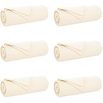 VIDAXL Coperte Da Pile 6 Pz Crema 350 X 270 Cm 8.09 Kg Panno VIDAXL Coperte Da Pile 6 Pz Crema 350 X 270 Cm 8.09 Kg Panno