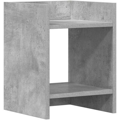 VIDAXL Supporto Per Piante Grigio Cemento 30 X 30 X 40 Cm VIDAXL Supporto Per Piante Grigio Cemento 30 X 30 X 40 Cm