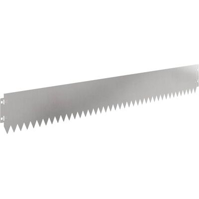 VIDAXL Bordura Per Prato 20 Pz 103 X 15 Cm Acciaio Argento VIDAXL Bordura Per Prato 20 Pz 103 X 15 Cm Acciaio Argento