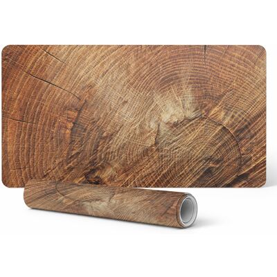OEM Tappetino Antiscivolo Protettivo Per Scrivania Con Stampa Ad Anelli Di Albero 120x60 Cm OEM Tappetino Antiscivolo Protettivo Per Scrivania Con Stampa Ad Anelli Di Albero 120x60 Cm