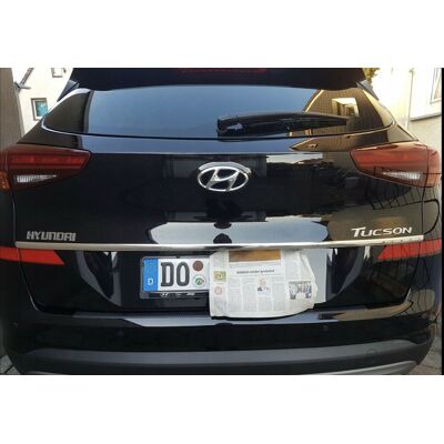 OEM Hyundai Tucson 2019+ Finiture Cromate Sul Portellone Posteriore Sopra La Linguetta OEM Hyundai Tucson 2019+ Finiture Cromate Sul Portellone Posteriore Sopra La Linguetta