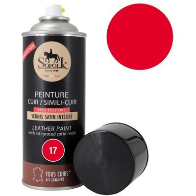 Sofolk - 17-rouge - 400ml - Vernice spray cuoio Sofolk - 17-rouge - 400ml - Vernice spray cuoio