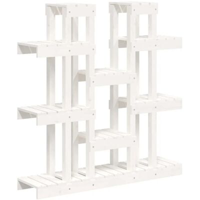 HELLOSHOP26 Elegante Supporto Per Piante Da Giardino O Da Soggiorno 104,5 X 25 X 109,5 Cm Realizzato In Legno Di Pino Bianco 020048468 HELLOSHOP26 Elegante Supporto Per Piante Da Giardino O Da Soggiorno 104,5 X 25 X 109,5 Cm Realizzato In Legno Di Pino Bianco 020048468