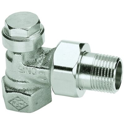 Heimeier Regulux Connettore di Ritorno Angolare 3/4" - Raccordo di Ritorno Heimeier Regulux Connettore di Ritorno Angolare 3/4" - Raccordo di Ritorno