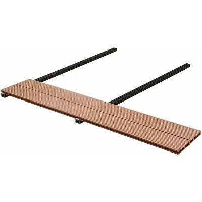 VIDAXL Pavimento Da Deck 108 Pz Marrone Wpc VIDAXL Pavimento Da Deck 108 Pz Marrone Wpc