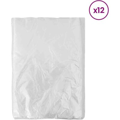 VIDAXL Foglio Antipolvere 12 Pz Trasparente 400 X 500 Cm Hdpe VIDAXL Foglio Antipolvere 12 Pz Trasparente 400 X 500 Cm Hdpe
