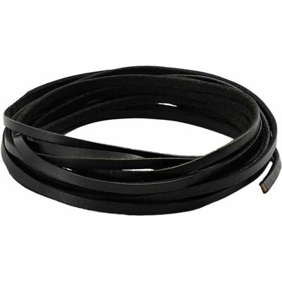 VIDAXL Cinturino In Pelle 1 Nero 1000 X 0,4 Cm Pelle VIDAXL Cinturino In Pelle 1 Nero 1000 X 0,4 Cm Pelle