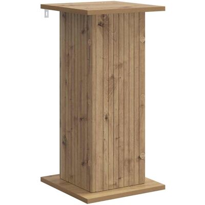 VIDAXL Supporto Per Piante Rovere Artigianale 30,5 X 30 X 60,5 Cm VIDAXL Supporto Per Piante Rovere Artigianale 30,5 X 30 X 60,5 Cm