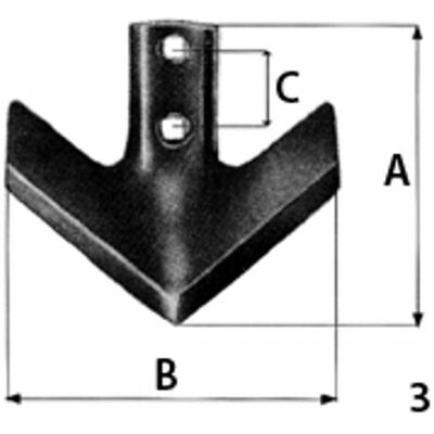 AMA Vomerina Per Ancore Tiller Adattabili Alla Produzione Nardi 4c 435 AMA Vomerina Per Ancore Tiller Adattabili Alla Produzione Nardi 4c 435